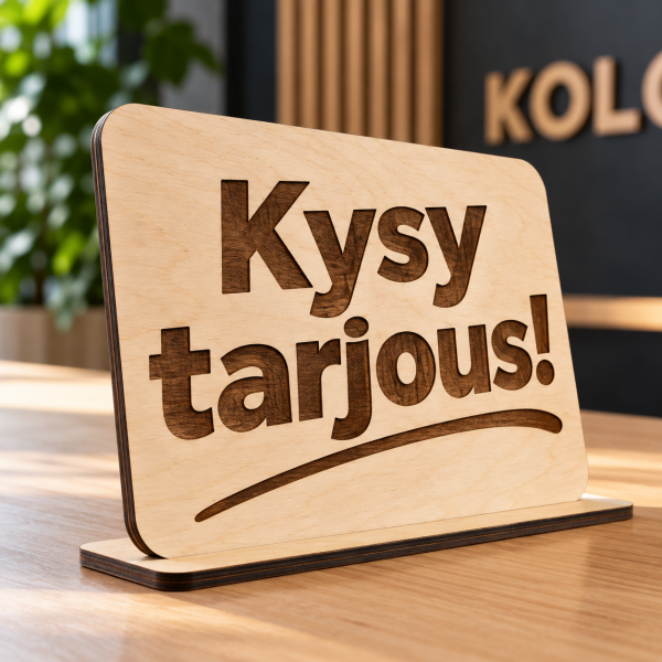 Träskylt