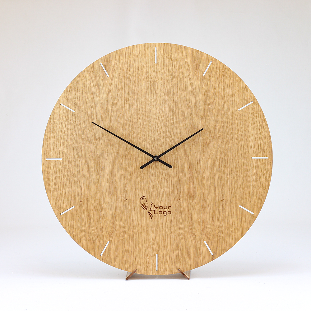 Klocka, ek, 50 cm, med timstreck