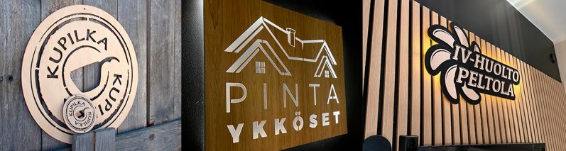 Logoskyltar
